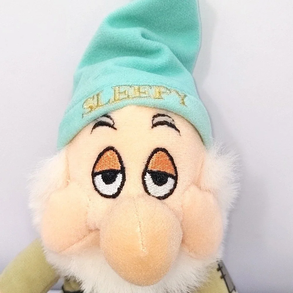 Walt Disney Store Sleepy Dwarf Mini Bean Bag Plush Snow White Seven Dwarfs  NWT